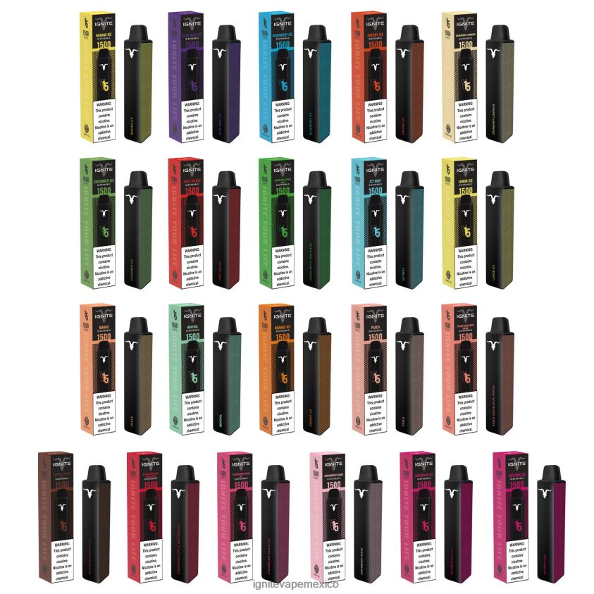 IGNITE Vape Best Flavor - IGNITE V15 pluma vaporizador 244B4T108 hielo de arándanos