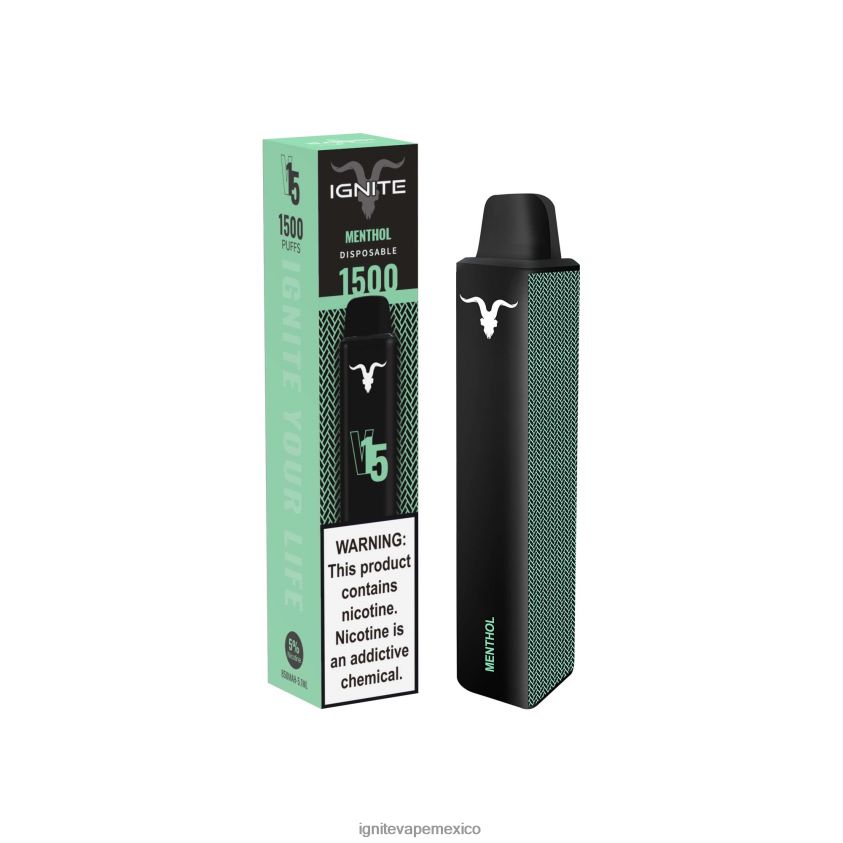 IGNITE Vape Monterrey - IGNITE V15 pluma vaporizador 244B4T12 hielo de plátano