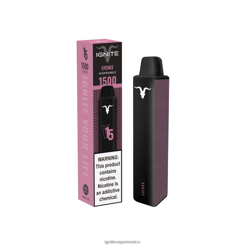 IGNITE Vape Monterrey - IGNITE V15 pluma vaporizador 244B4T12 hielo de plátano