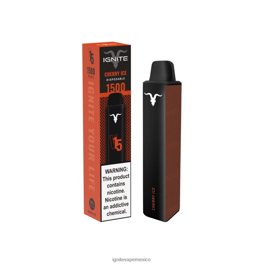 IGNITE Vape Monterrey - IGNITE V15 pluma vaporizador 244B4T12 hielo de plátano