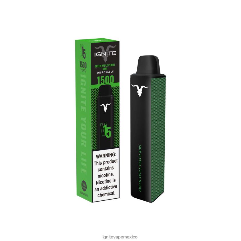IGNITE Vape Monterrey - IGNITE V15 pluma vaporizador 244B4T12 hielo de plátano