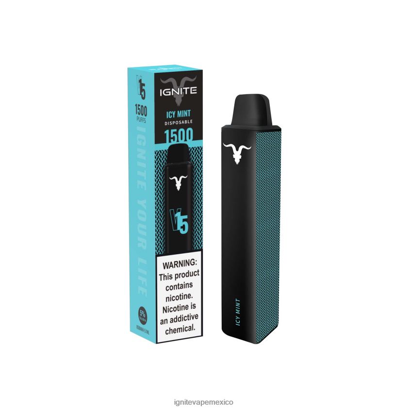 IGNITE Vape Monterrey - IGNITE V15 pluma vaporizador 244B4T12 hielo de plátano