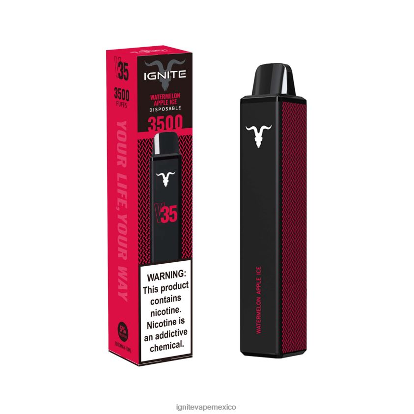 IGNITE Vape Mexico - IGNITE V35 pluma vaporizador 244B4T133 hielo de uva