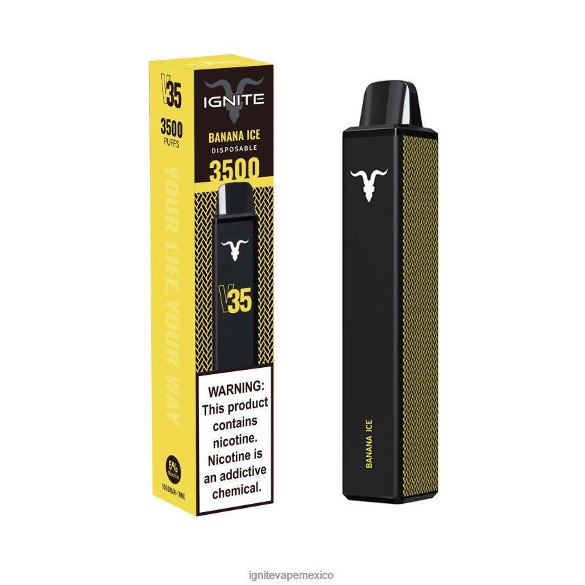 IGNITE Vape Mexico - IGNITE V35 pluma vaporizador 244B4T133 hielo de uva