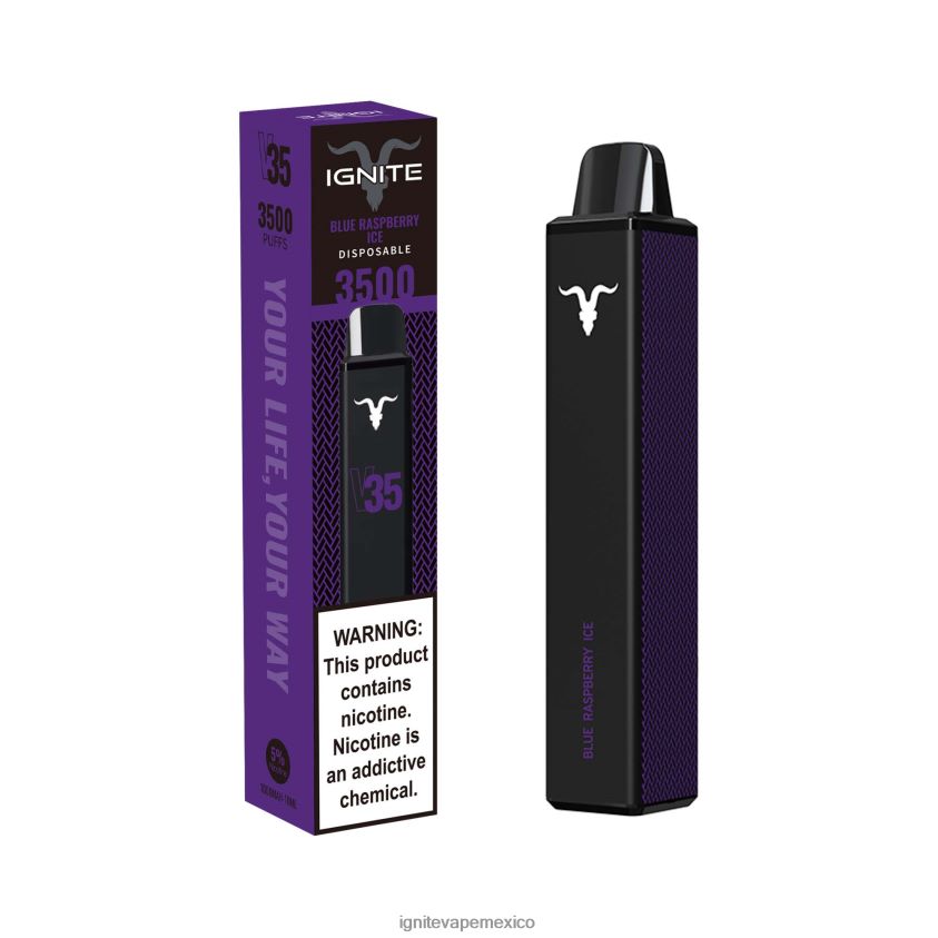 IGNITE Vape Mexico - IGNITE V35 pluma vaporizador 244B4T133 hielo de uva